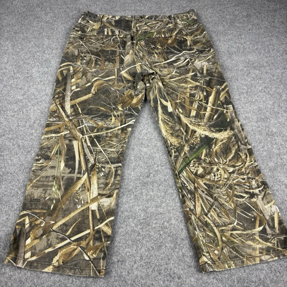 Realtree Camo Pants Mens 38x30 Relaxed Fit Hunting Outdoor Hiking Camouflage EUC